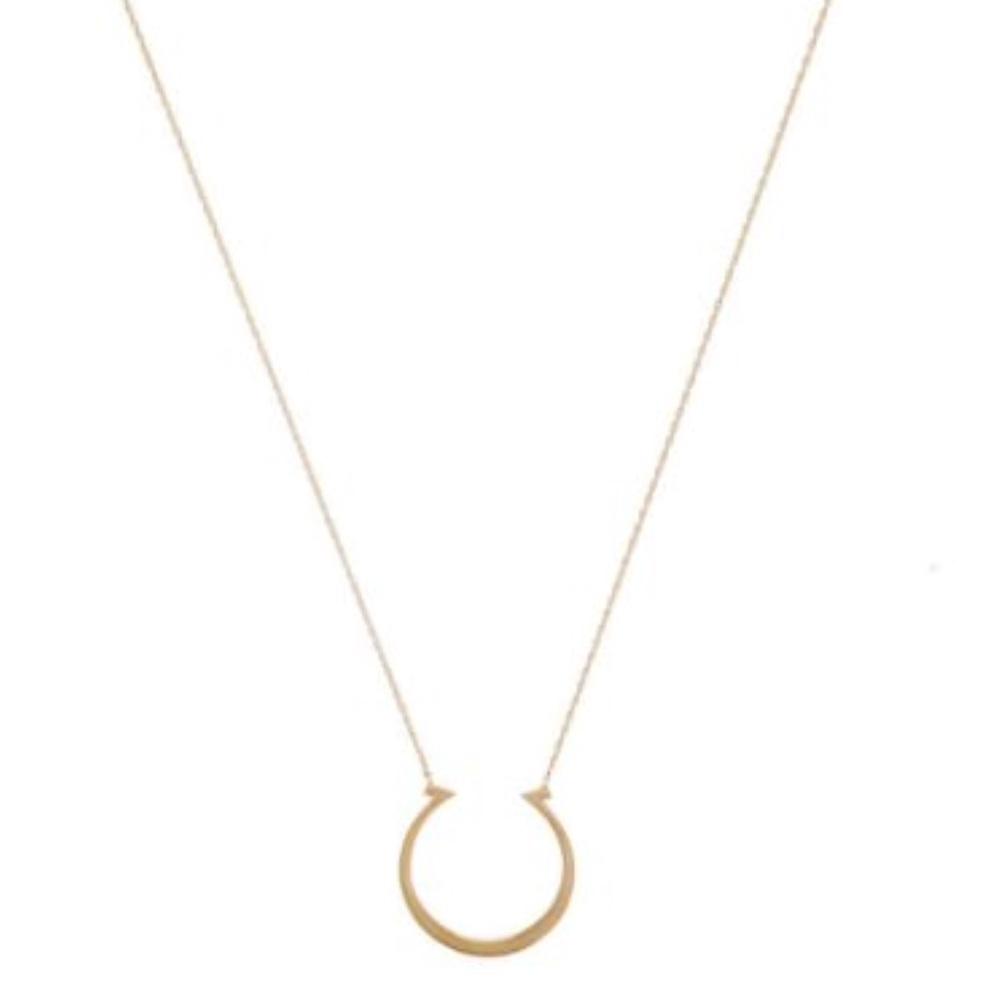 Jennifer Zeuner Trudie Horseshoe Necklace